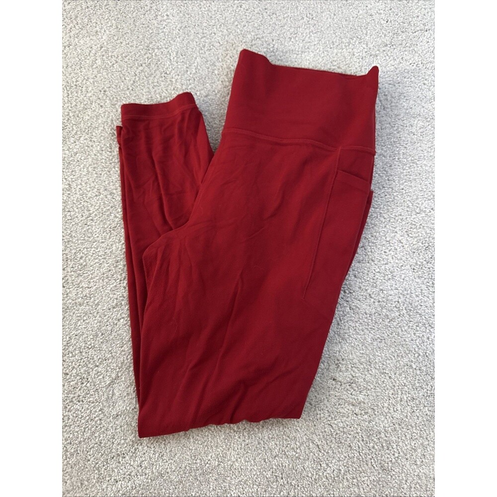 Athleta Salutation Stash Tight Leggings in Red - Large